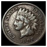1908-S Indian Head Cent NEARLY UNCIRCULATED
