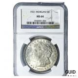 1921 Morgan Silver Dollar NGC MS64