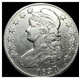1834 Capped Bust Half Dollar CLOSELY  UNCIRCULATE