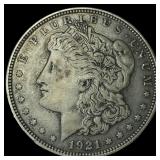 1921 Silver Morgan Dollar NEARLY UNCIRCULATED