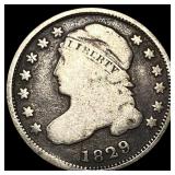 1829 Capped Bust Silver Half Dime NICELY CIRCULATE