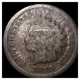 1870 Indian Head Cent NICELY CIRCULATED