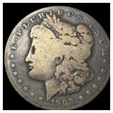 1902-S Silver Morgan Dollar NICELY CIRCULATED
