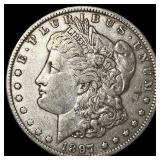 1897-O Silver Morgan Dollar NEARLY  UNCIRCULATED