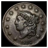 1832 Coronet Head Large Cent NEARLY UNCIRCULATED