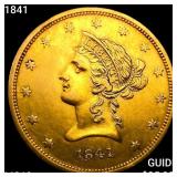 1841 $10 Gold Eagle UNCIRCULATED