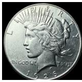1926-S Peace Silver Dollar CHOICE BU