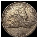 1858 Flying Eagle Cent NEARLY UNCIRCULATED