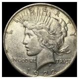 1922 Silver Peace Dollar UNCIRCULATED