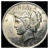 1922 Silver Peace Dollar CHOICE BU