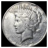 1923-S Silver Peace Dollar LIGHTLY CIRCULATED