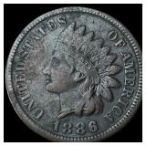 1886 Indian Head Cent NEARLY UNCIRCULATED
