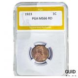 1923 Wheat Cent PGA MS66 RD