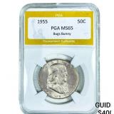 1955 Franklin Half Dollar PGA MS65 Bugs Bunny
