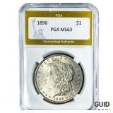 1896 Morgan Silver Dollar PGA MS63