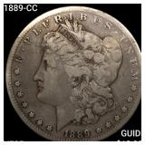 1889-CC Morgan Silver Dollar LIGHTLY CIRCULATED