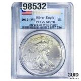 2012 Silver Eagle PCGS MS70