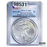 2012 Silver Eagle PCGS MS70