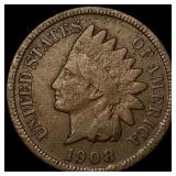1908-S Indian Head Cent LIGHTLY CIRCULATED
