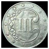 1852 Silver Three-Cent Piece UNCIRCULATED