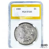 1900 Morgan Silver Dollar PGA MS56