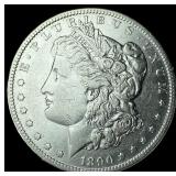 1890-CC Morgan Silver Dollar CHOICE AU