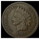 1869 RB Indian Head Cent CLOSELY UNCIRCULATED