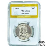 1955 Franklin Half Dollar PGA MS65