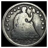 1853 Arrows Seated Liberty Half Dime NICELY  CIRC