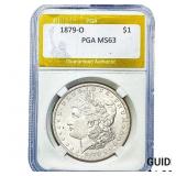1879-O Morgan Silver Dollar PGA MS63