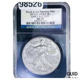 2012-S Silver Eagle NGC MS70