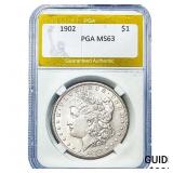 1902 Morgan Silver Dollar PGA MS63