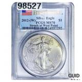 2012 Silver Eagle PCGS MS70