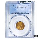 1940 Wheat Cent PCGS MS66 RD