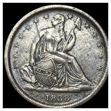 1838 Silver Seated Liberty Dime UNCIRCULATED