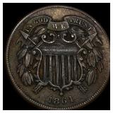 1864 Two-Cent Piece CLOSELY UNCIRCULATED