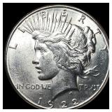 1922-S Silver Peace Dollar UNCIRCULATED