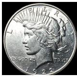 1922-S Silver Peace Dollar CLOSELY  UNCIRCULATED