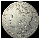 1880-O Micro O Silver Morgan Dollar LIGHTLY CIRCUL