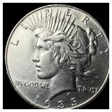 1935 Silver Peace Dollar CHOICE BU