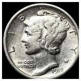1918-S Silver Mercury Dime CLOSELY UNCIRCULATED