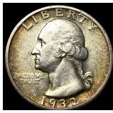 1932-S Silver Washington Quarter CLOSELY UNCIRCULA