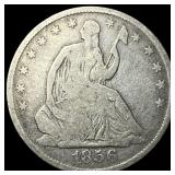 1856-O Silver Half Dollar LIGHTLY CIRCULATED