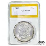 1889 Morgan Silver Dollar PGA MS65