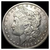 1886-O Silver Morgan Dollar NEARLY UNCIRCULATED