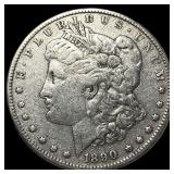 1890-S Silver Morgan Dollar NEARLY UNCIRCULATED