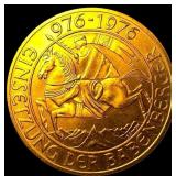 1976 Austria Gold 1000 Schilling Babenberger GEM B