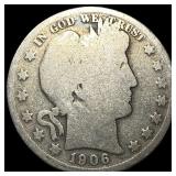 1906 Barber Half Dollar NICELY CIRCULATED