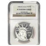 1998-W Platnium Eagle $100 NGC PF70 UC