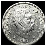 1883 Hawaii Silver Dime CLOSELY UNCIRCULATED